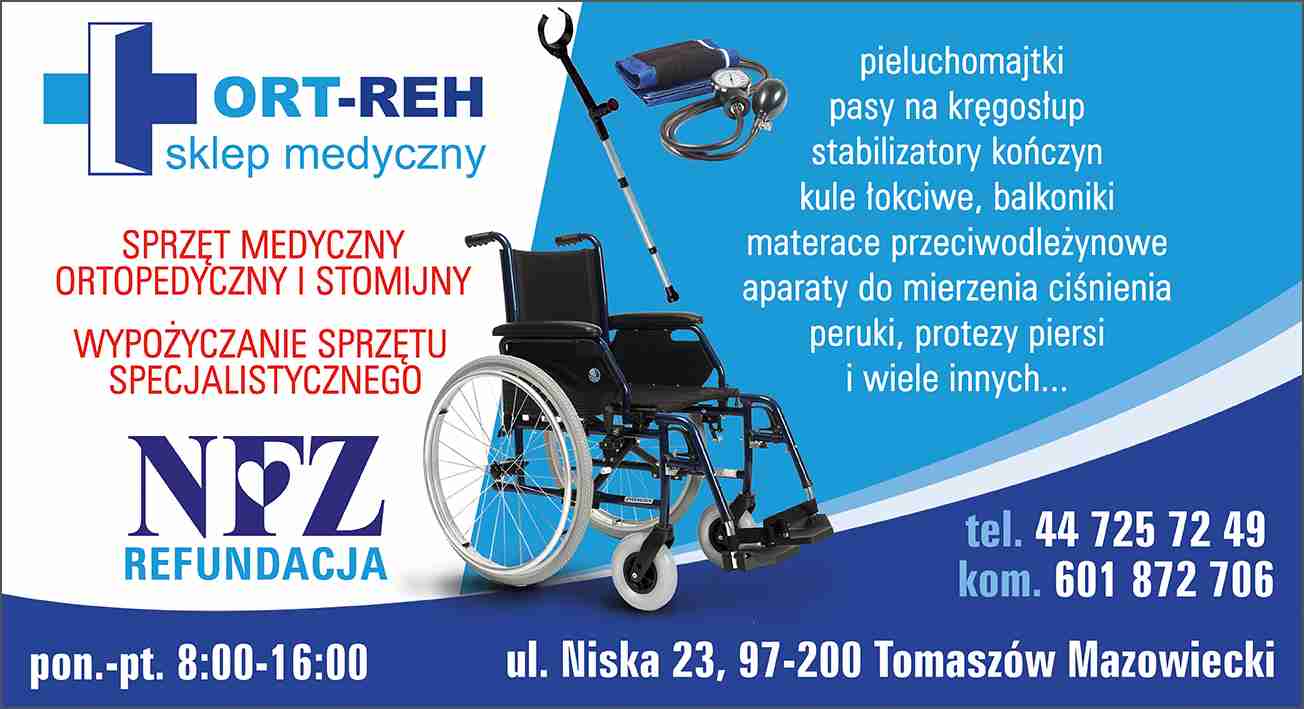 "ORT - REH" Bożena Wojciechowska SPRZĘT REHABILITACYJNY, PROTEZY, WÓZKI, BALKONIKI, KULE, ORTEZY - protezy piersi TOMASZÓW MAZOWIECKI protezy piersi TOMASZÓW MAZOWIECKI